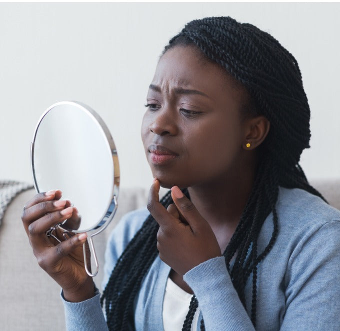 What is a receding chin?