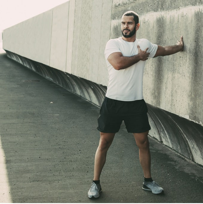 Man doing exercises