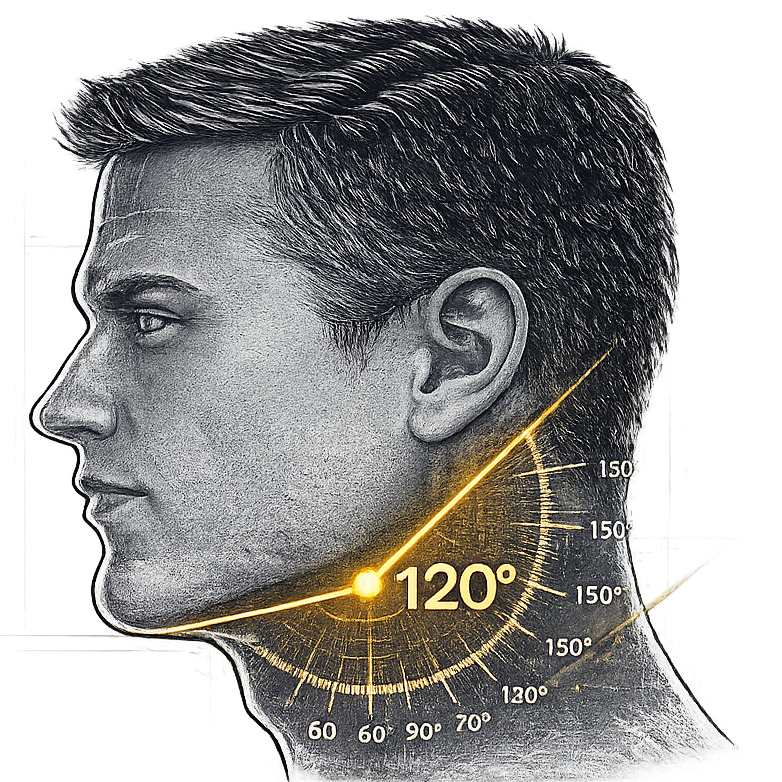 Defined 120° angle